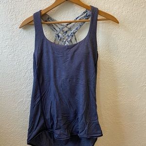 Lululemon blue tank top